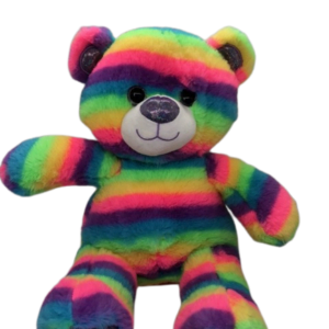 Happy rainbow bear